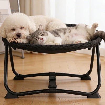 hamac chat sur pied | Lit de Camp Pliable - Chat - Mellow