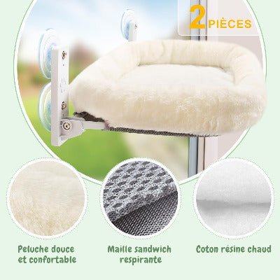 Hamac Chat Ventouse | Observatoire Douillet - Chat - Mellow