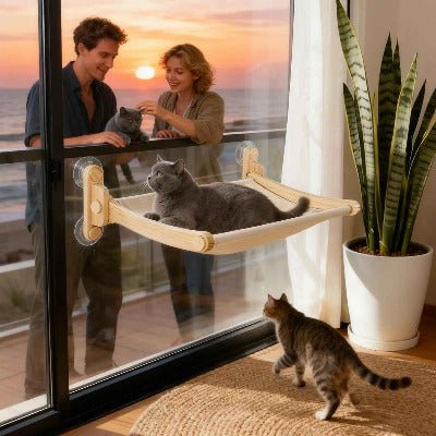Hamac fenetre chat | Robuste Soleil - Chat - Mellow