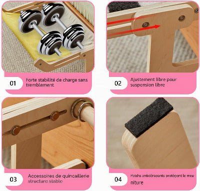 Hamac pour chat / Design bois - Chat-Mellow