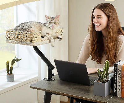 Hamac pour chat | Panier de Bureau ou Table - Chat - Mellow