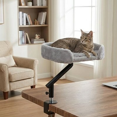 Hamac pour Chat | Perchoir de Bureau ou Table - Chat - Mellow