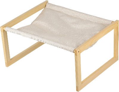 hamac pour chat sur pied | Velours et Pin Massif - Chat - Mellow