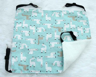 Hamac suspendu pour chat à crochets métalliques alpaga