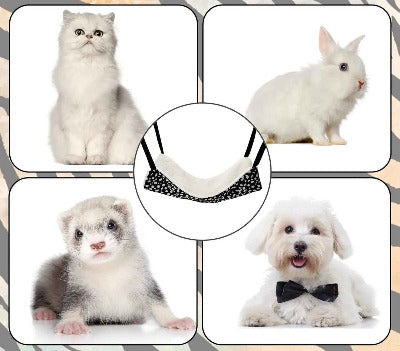 hamac suspendu pour chat à crochets métalliques convient pour divers animaux de compagnie 