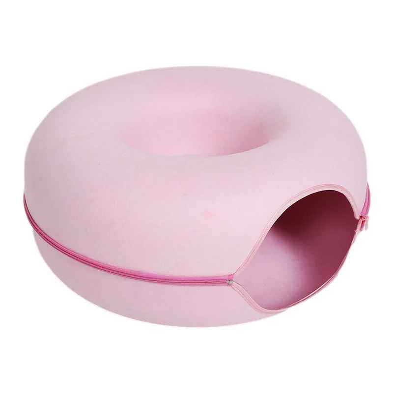 lit pour chat rose