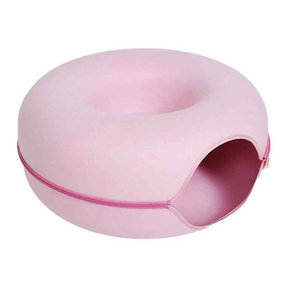 lit pour chat rose