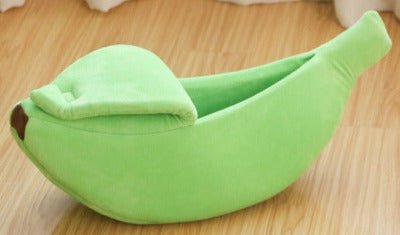 Maison chat | Banane Confortable vert