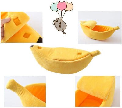 Maison chat | Banane Confortable en velcro
