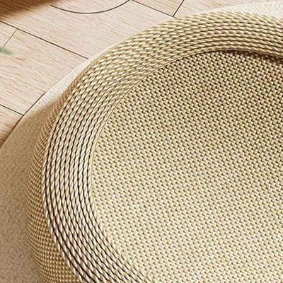 matière en sisal du Griffoir lit chat de forme ovale 