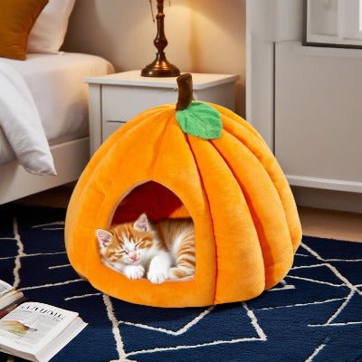 Niche à chat | Citrouille Moelleuse - Chat-Mellow
