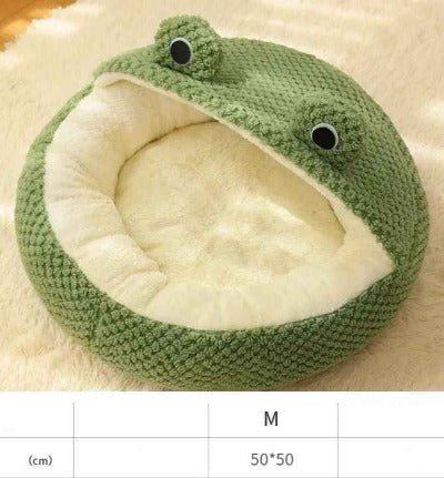 Niche pour chat | Grenouille Douce -semi-fermée