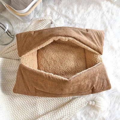 Panier pour chat transformable en position panier