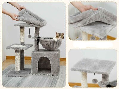 Petit arbre a chat | Compact 73cm housse amovible