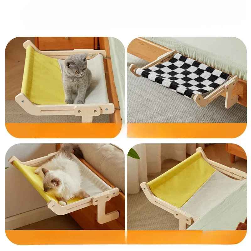 quatre photos hamac chat