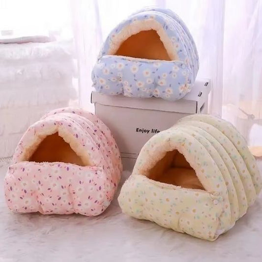 trois coloris lit pour chat